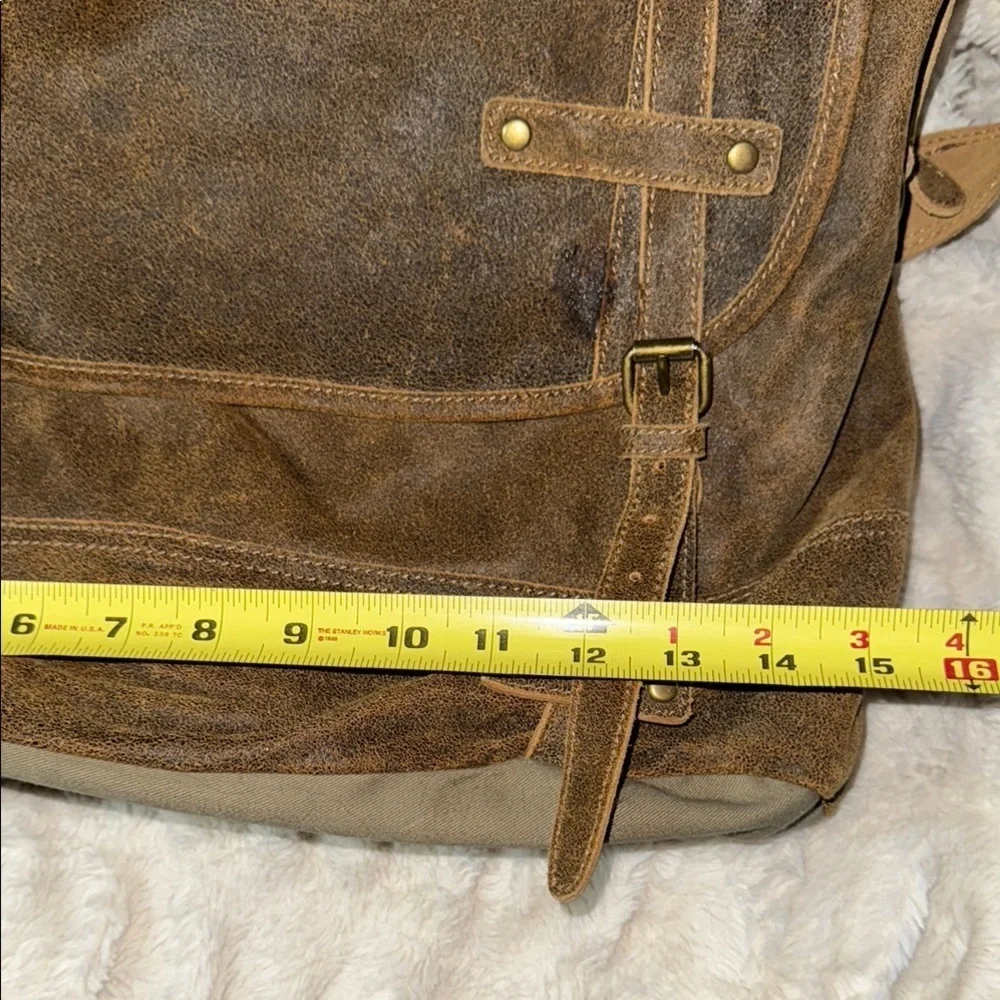 Territory Ahead Leather Men's Satchel- Vintage